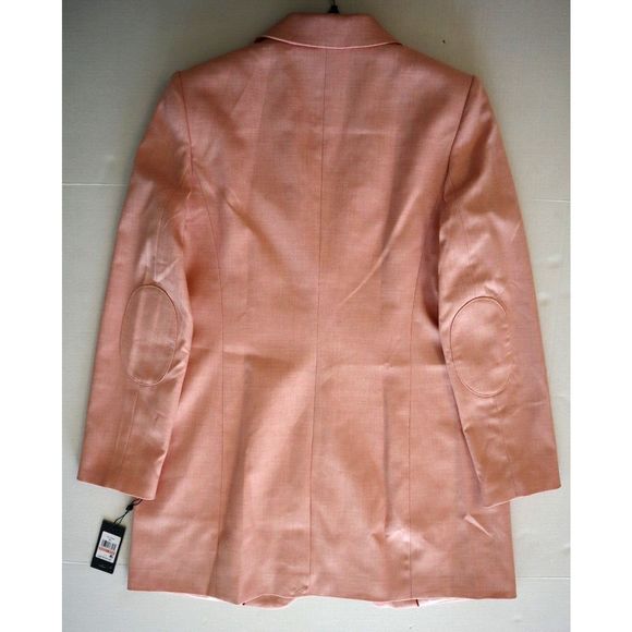 Tommy Hilfiger H31JV904 Women's Sz 12 Misty Rose Pink Single Button Blazer - Picture 10 of 11